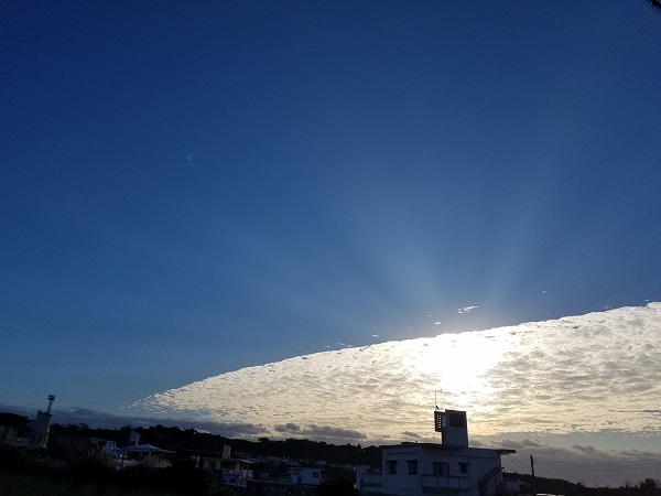 きれいな朝日