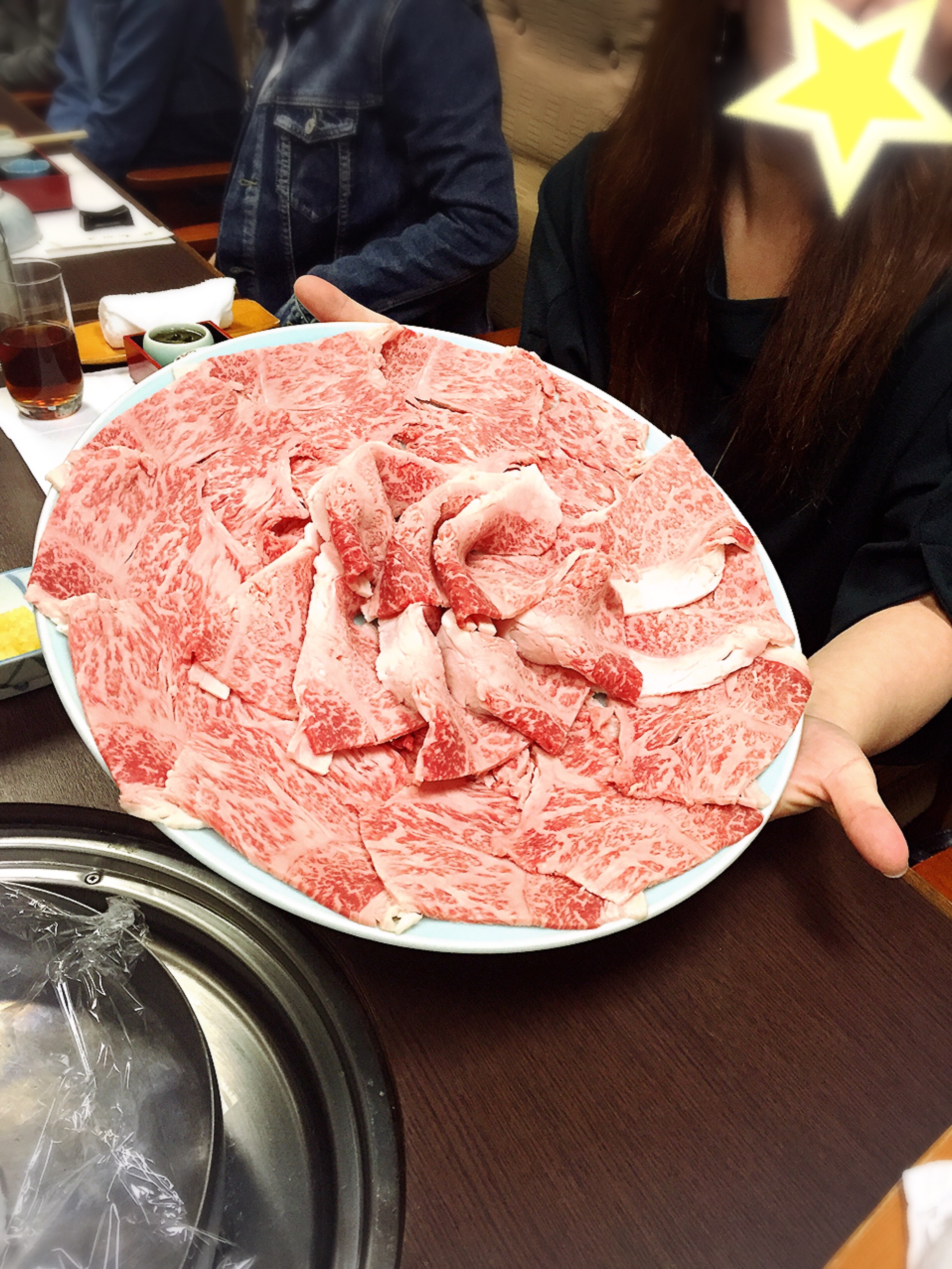 すき焼きの肉